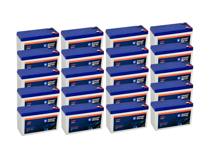 Batérie pre UPS (20x Goowei Energy OT7.2-12 F2)