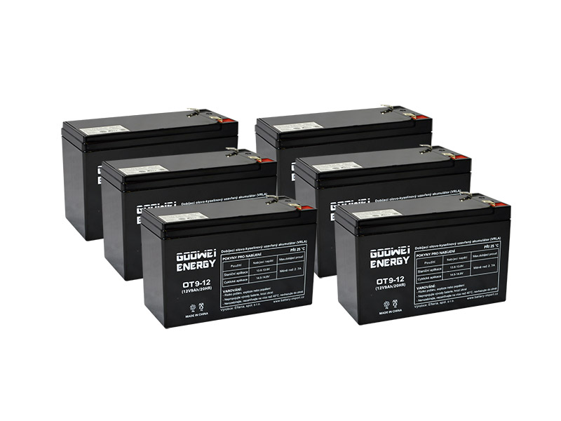 Batérie pre UPS (6x Goowei Energy OT9-12)