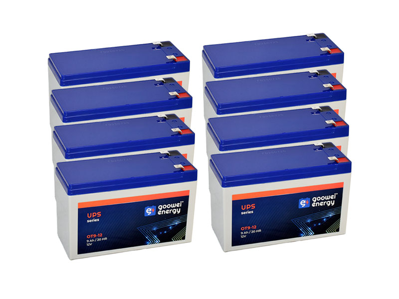 Batérie pre UPS (8x Goowei Energy OT9-12)