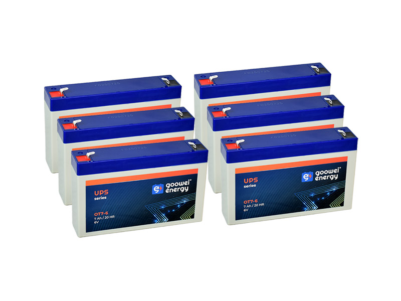 Batérie pre UPS (6x Goowei Energy OT7-6 F1)