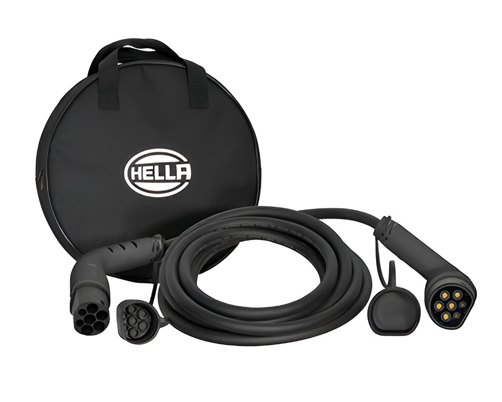 Hella Nabíjací kábel pre elektromobily, Typ 2, 3.7kW, 20A-1f, 4m