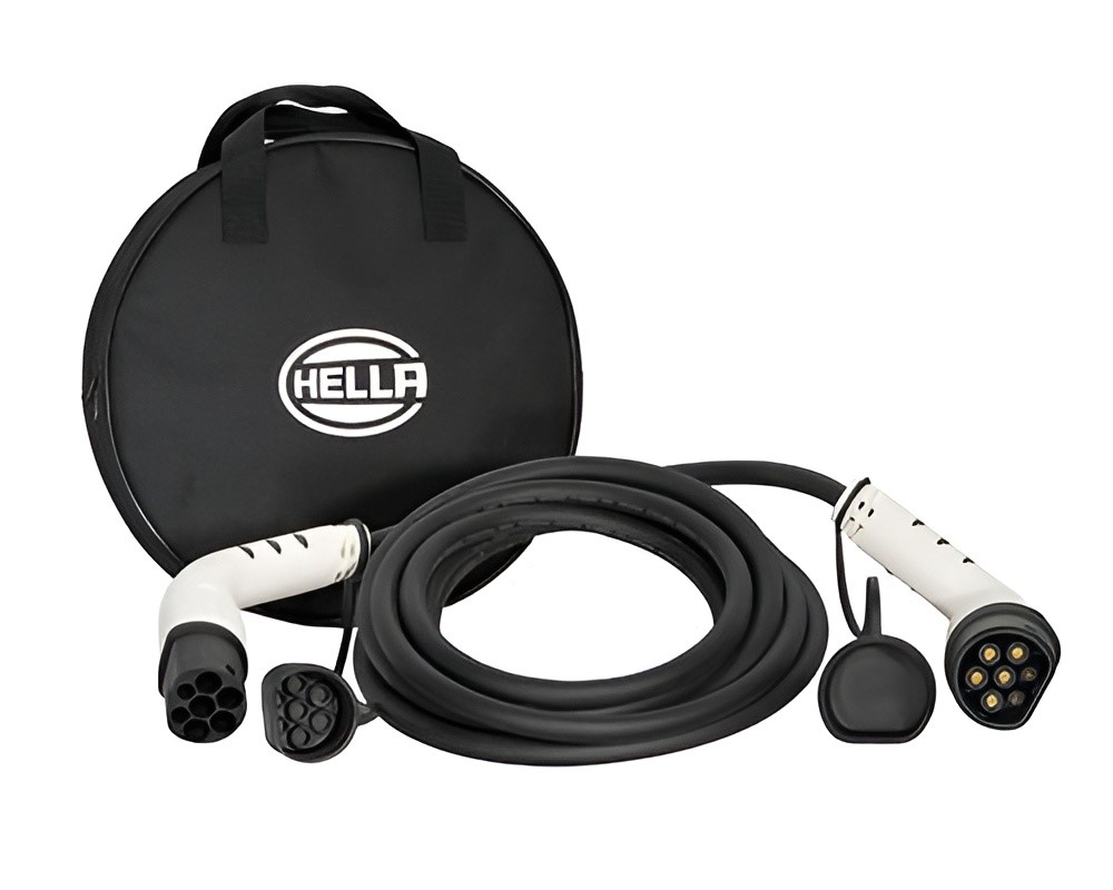 Hella Nabíjací kábel pre elektromobily, Typ 2, 11kW, 20A-3f, 6m biela