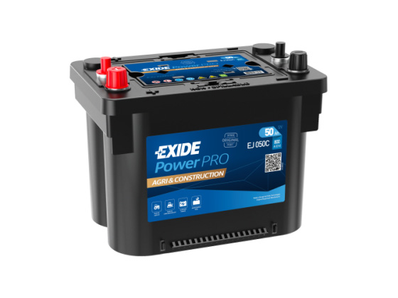 Autobatéria EXIDE PowerPRO Agri & Construction AGM 50Ah, 12V, EJ050C