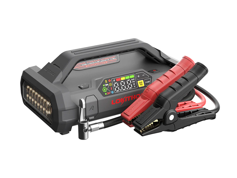 LOKITHOR Štartovací zdroj s kompresorom JA301 PRO, 12V, 2500A, 74Wh