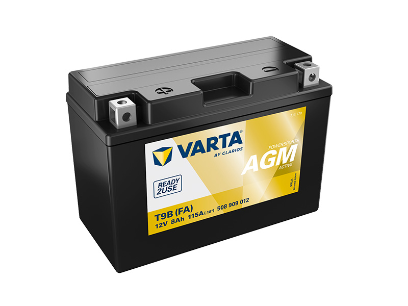 Motobatéria VARTA AGM Active T9B, 8Ah, 12V