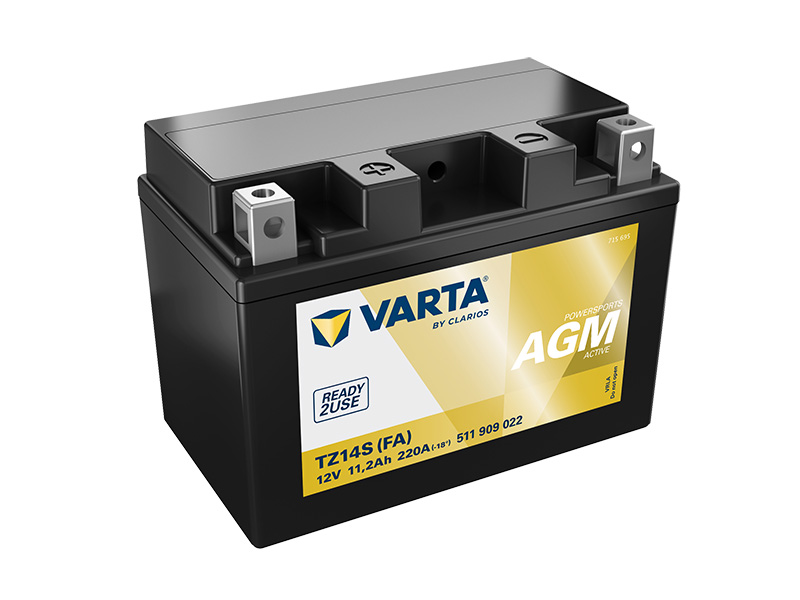Motobatéria VARTA AGM Active TZ14S, 11Ah, 12V