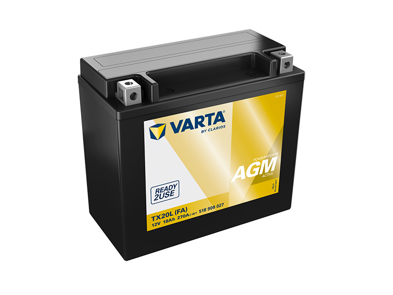 Motobatéria VARTA AGM Active TX20L, 18Ah, 12V