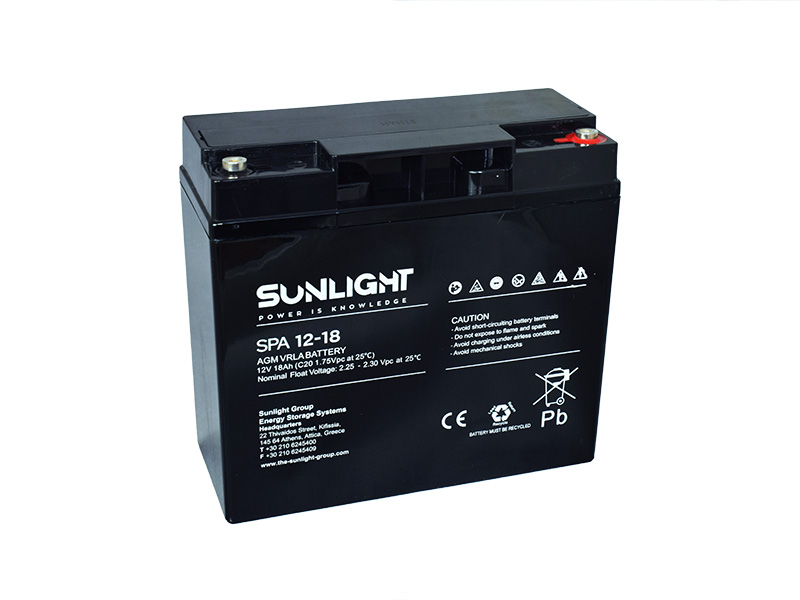 Záložná batéria Sunlight SPA 12-18, 12V, 18Ah