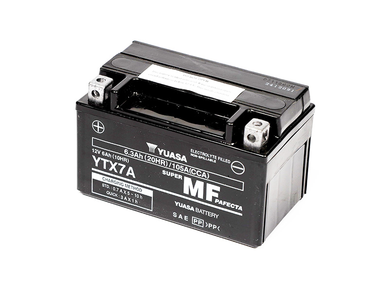 E-shop Motobatéria YUASA YTX7A (factory activated), 12V, 6Ah