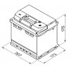 Autobatéria BOSCH S5 001, 52Ah, 12V, 0 092 S50 010
