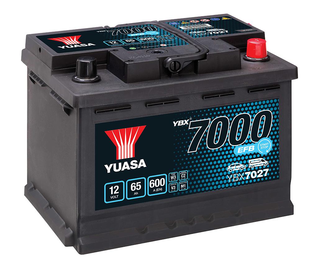 Autobatéria YUASA YBX7027 65Ah EFB STATR/STOP
