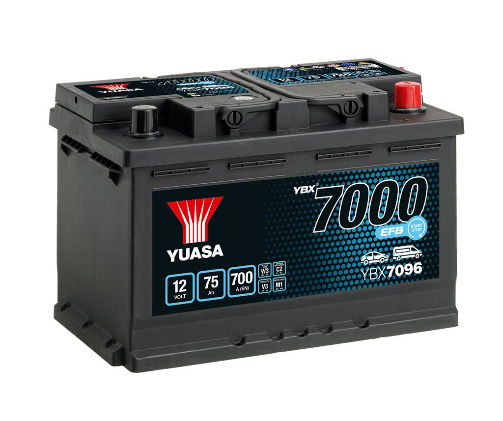 Autobatéria YUASA YBX7096 70Ah EFB STATR/STOP