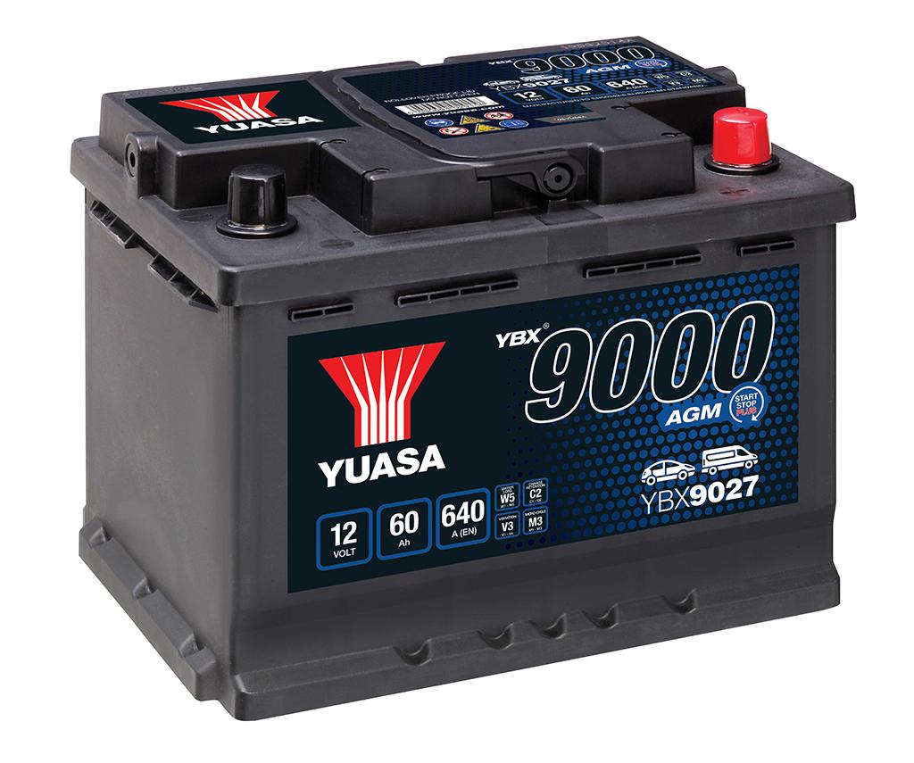 Autobatéria YUASA YBX9027 60Ah AGM START/STOP
