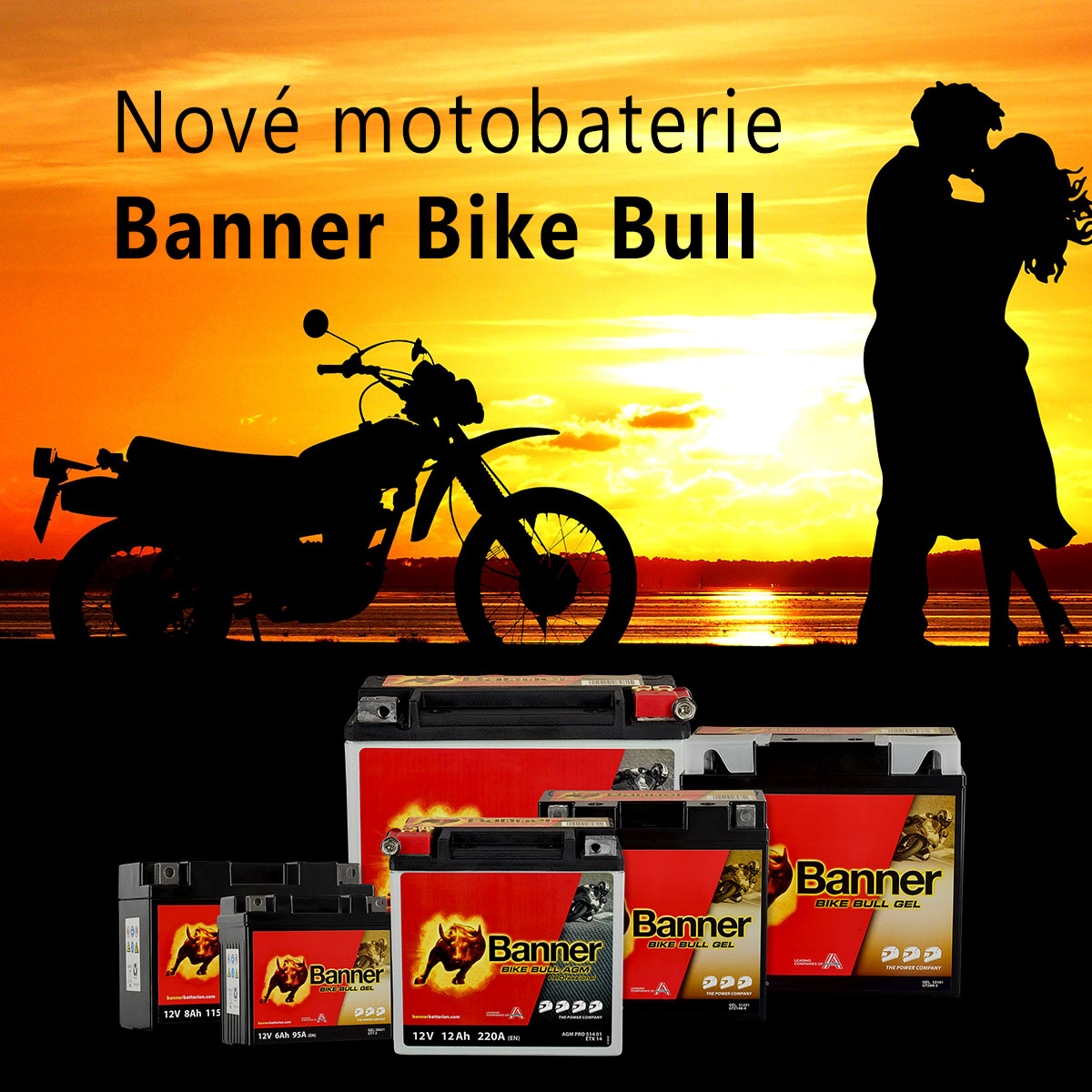 Špičkové motocyklové baterie Banner Bike Bull - nové typy