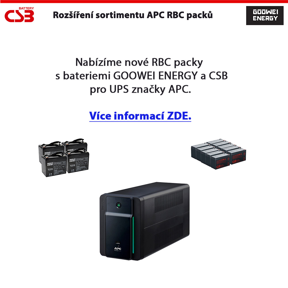 Rozšíření sortimentu APC RBC packů