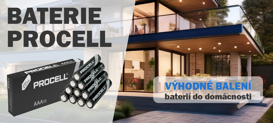 Výhodné balení baterií Procell