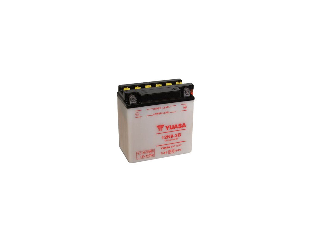 Motobaterie YUASA (originál) 12N9-3B, 12V,  9Ah