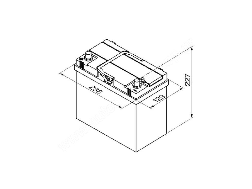 Autobaterie VARTA BLUE Dynamic 45Ah, 12V, B33 