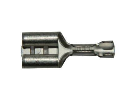 Faston zásuvka FH63X08M1  6,3x0,8 mm; 0,5-1 mm2; stříbrný