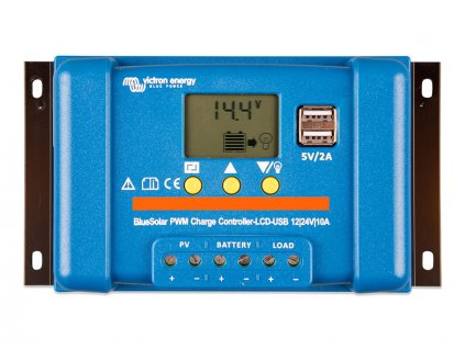 Victron Energy Solární regulátor BlueSolar PWM-LCD&USB 12/24V-10A