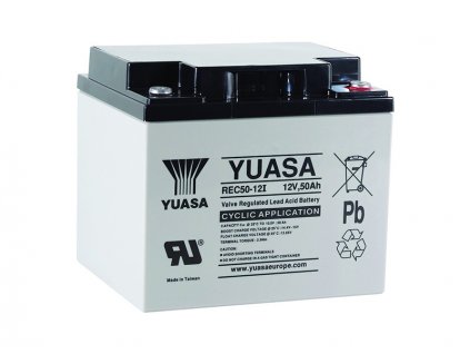 Trakční baterie YUASA REC50-12I,  50Ah, 12V