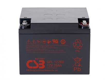 CSB Baterie GPL12260, 12V, 26Ah