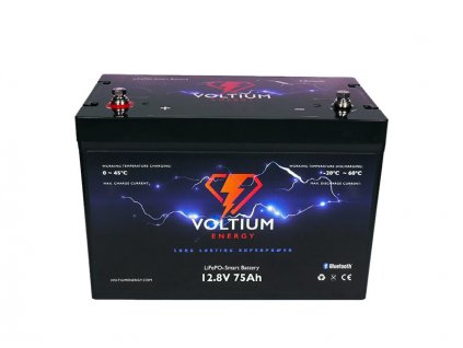 Voltium Energy LiFePO4 smart baterie VE-SPBT-1275, 12V, 75Ah