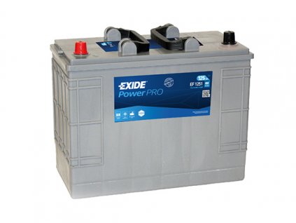 Autobaterie EXIDE PowerPRO 125Ah, 12V, EF1251