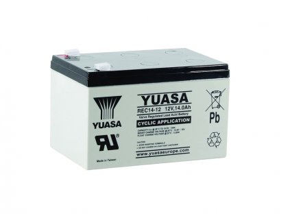 Trakční baterie YUASA REC14-12, 14Ah, 12V