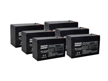 Baterie pro UPS (6x Goowei Energy OT7.2-12 F2)