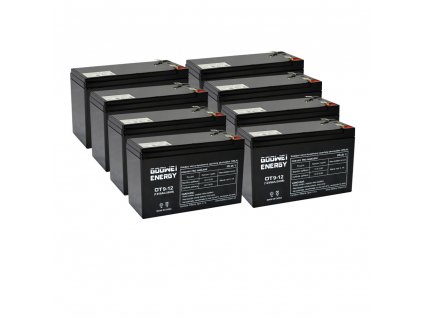 Baterie pro UPS (8x Goowei Energy OT9-12)