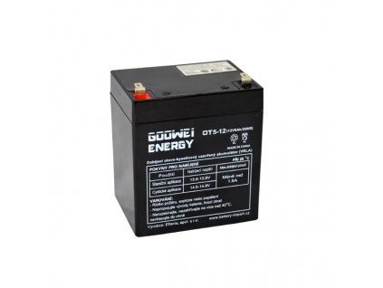 Staniční (záložní) baterie GOOWEI ENERGY OT5-12 F1, 5Ah,12V ( VRLA )