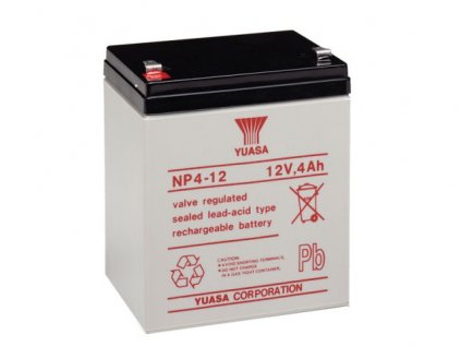 Staniční (záložní) baterie YUASA NP4-12, 4Ah, 12V