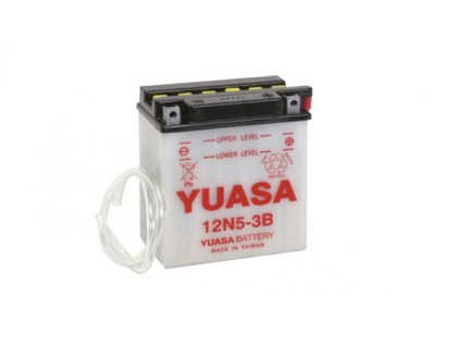 Motobaterie YUASA (originál) 12N5-3B, 12V,  5Ah