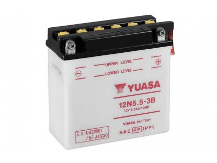 Motobaterie YUASA (originál) 12N5.5-3B, 12V,  5,5Ah