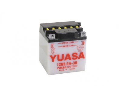 Motobaterie YUASA (originál) 12N5,5A-3B, 12V, 5.5Ah