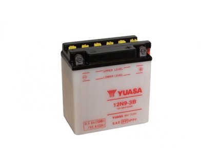 Motobaterie YUASA (originál) 12N9-3B, 12V, 9Ah