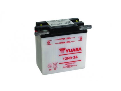 Motobaterie YUASA (originál) 12N9-3A, 12V,  9Ah