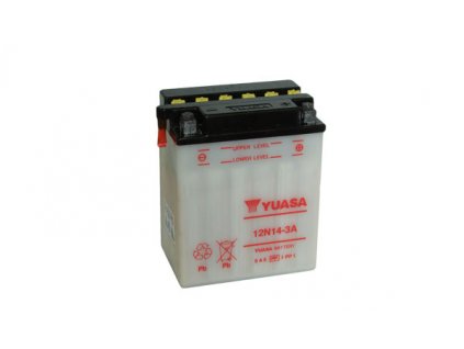 Motobaterie YUASA (originál) 12N14-3A, 12V,  14Ah