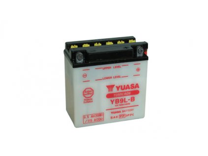 Motobaterie YUASA (originál) YB9L-B, 12V,  9Ah