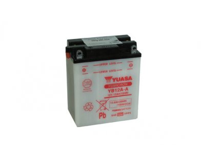 Motobaterie YUASA (originál) YB12A-A, 12V,  12Ah