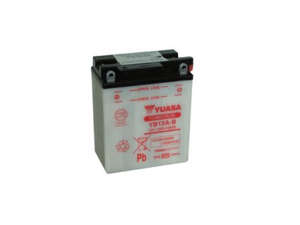 Motobaterie YUASA (originál) YB12A-B, 12V,  12Ah