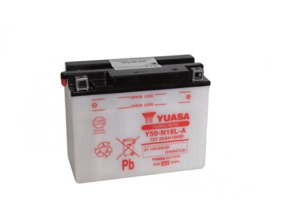 Motobaterie YUASA (originál) Y50-N18L-A, 12V, 20Ah