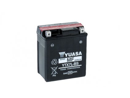 Motobaterie YUASA (originál) YTX7L-BS, 12V,  6Ah