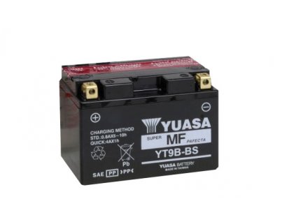 Motobaterie YUASA (originál) YT9B-BS, 12V,  8Ah