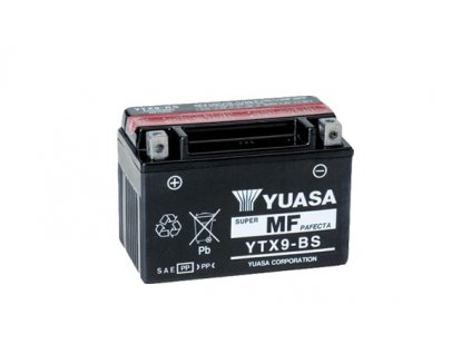 Motobaterie YUASA (originál) YTX9-BS, 12V,  8Ah