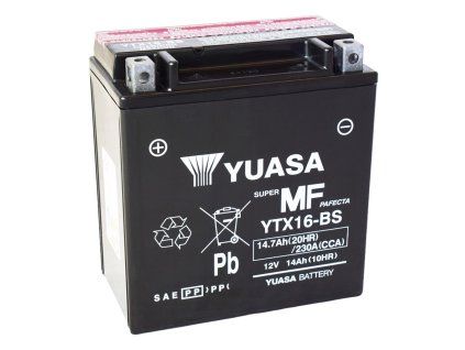 YUASA YTX16 BS NEW