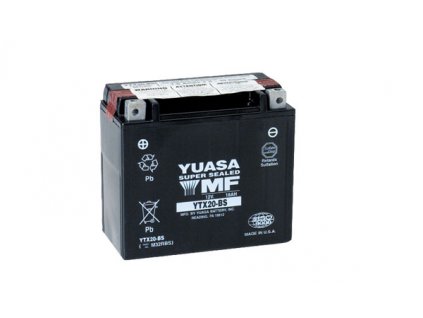 Motobaterie YUASA (originál) YTX20-BS, 12V,  18Ah