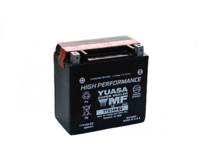 Motobaterie YUASA (originál) YTX14H-BS, 12V, 12Ah