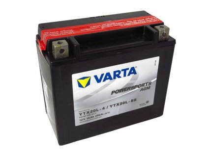 Motobaterie VARTA TX20L-BS, 18Ah, 12V